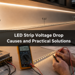LED strip voltage drop