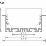 RS7550-spring-fixed-recessed-aluminum-led-profile-dimension-drawing