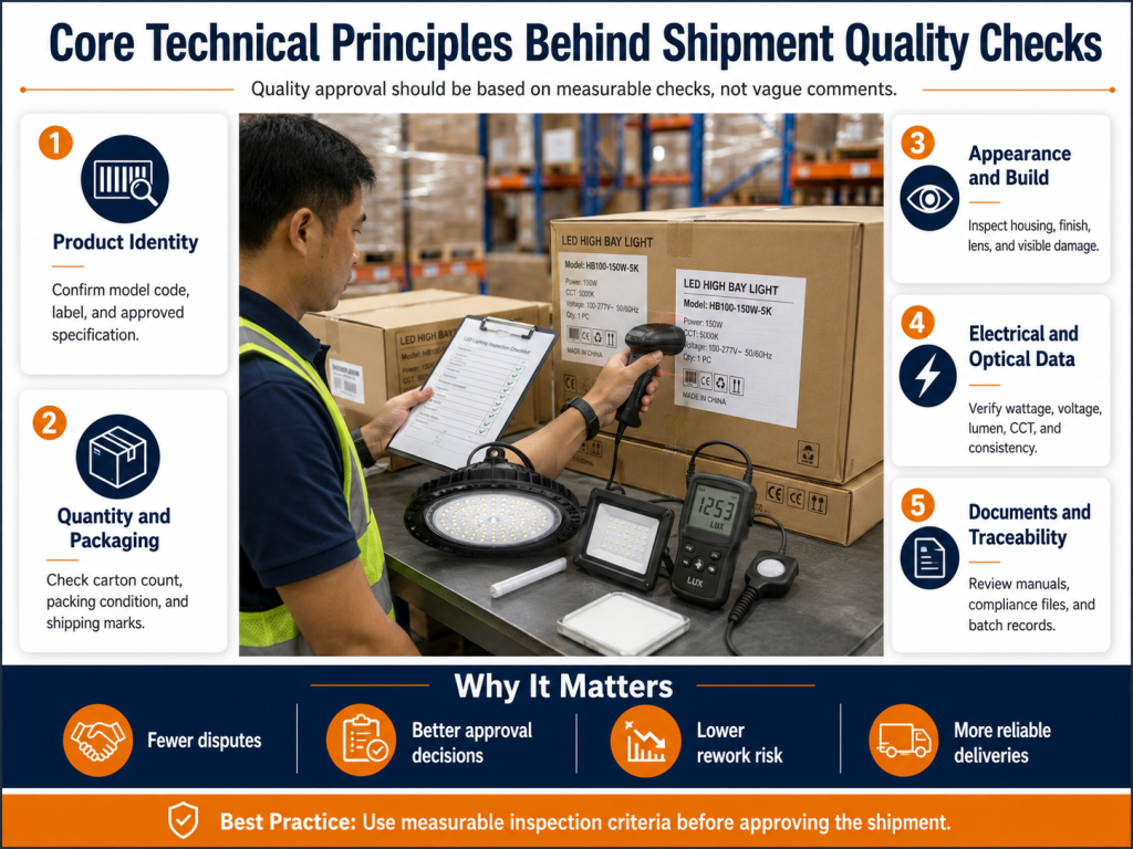 Core Technical Principles Behind Shipment Quality Checks - Custom LED Lighting & OEM LED Modules Supplier Core Technical Principles Behind Shipment Quality Checks
