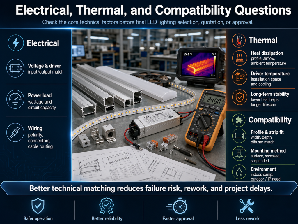 Electrical, Thermal, and Compatibility Questions - Custom LED Lighting & OEM LED Modules Supplier Electrical, Thermal, and Compatibility Questions
