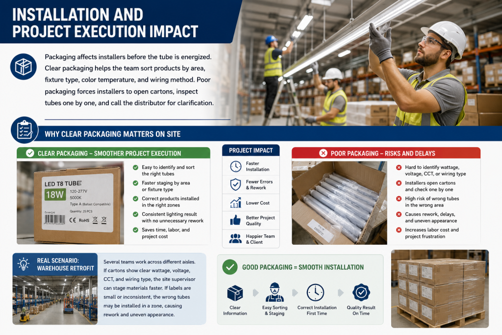 Installation and Project Execution Impact - Custom LED Lighting & OEM LED Modules Supplier Installation and Project Execution Impact