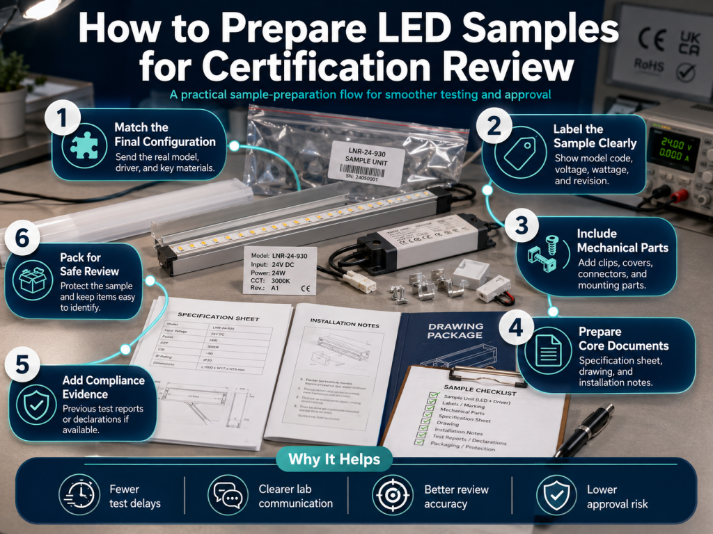 LED Samples for Certification Review - Custom LED Lighting & OEM LED Modules Supplier LED Samples for Certification Review