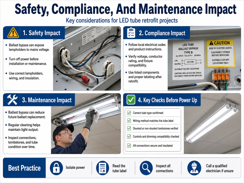 Safety, Compliance, And Maintenance Impact - Custom LED Lighting & OEM LED Modules Supplier Safety, Compliance, And Maintenance Impact