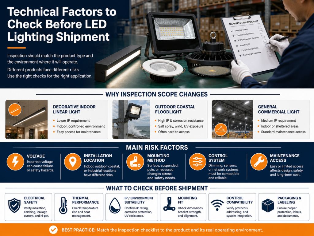Technical Factors to Check Before LED Lighting Shipment - Custom LED Lighting & OEM LED Modules Supplier Technical Factors to Check Before LED Lighting Shipment