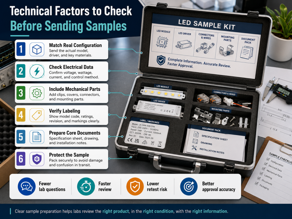 Technical Factors to Check Before Sending Samples - Custom LED Lighting & OEM LED Modules Supplier Technical Factors to Check Before Sending Samples