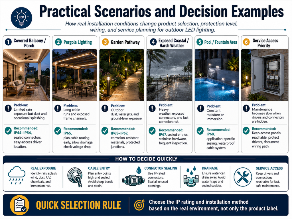 Practical Scenarios and Decision Examples - Custom LED Lighting & OEM LED Modules Supplier Practical Scenarios and Decision Examples