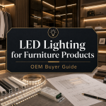 LED lighting for furniture products
