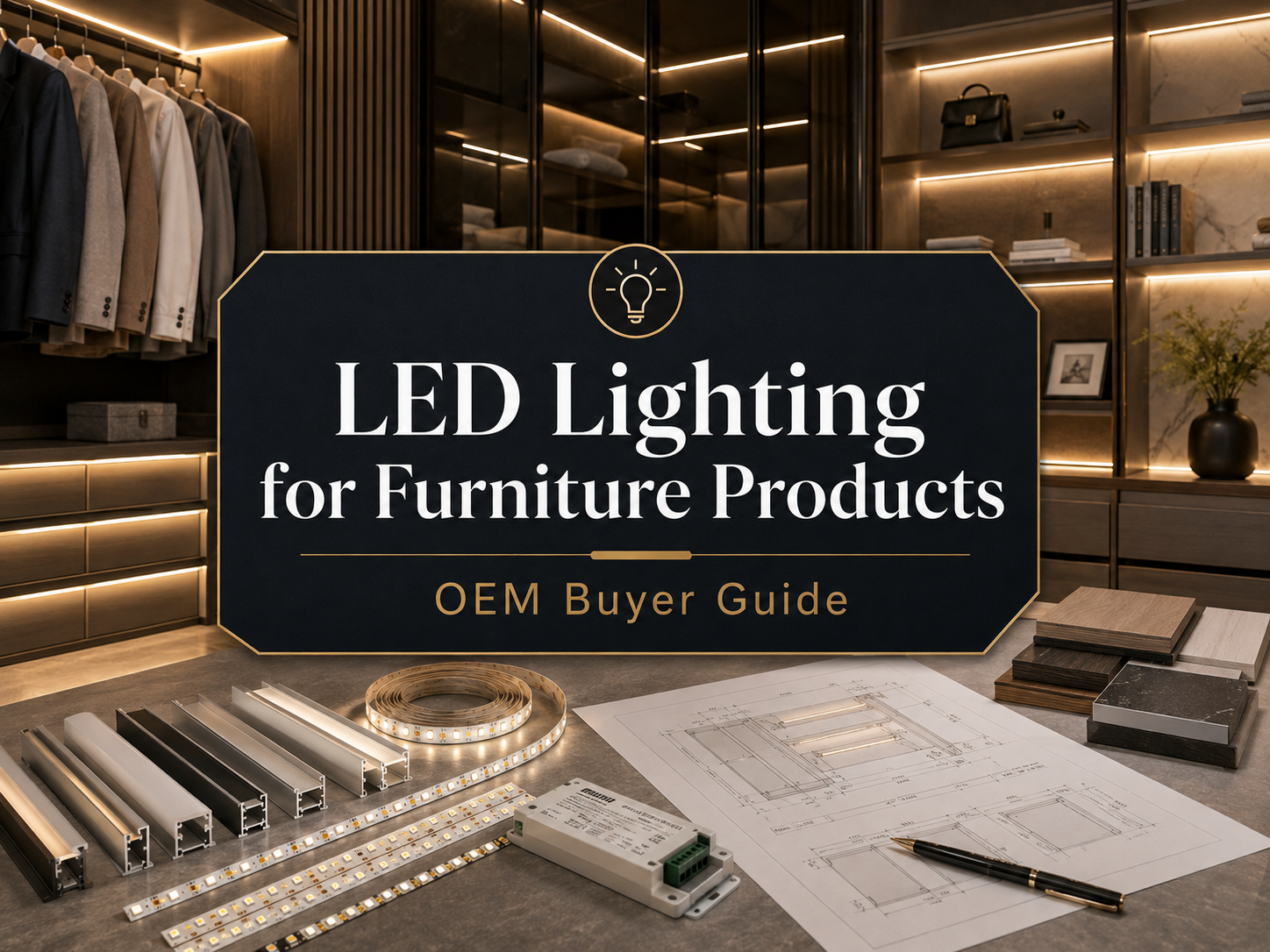 LED lighting for furniture products