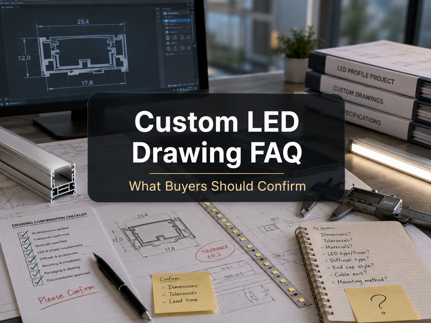 custom LED drawing