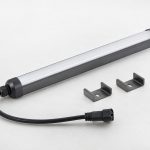 above ground pool led lights concept assembly with its mounting parts and protected lead